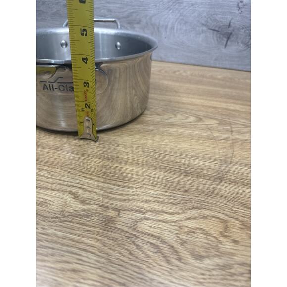All-Clad D5 Polished 18/10 SS 5-Ply Bonded 3-qt sauce Pan with Lid - Picture 12 of 12
